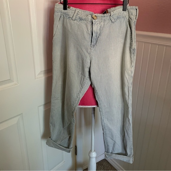 Women’s Striped Distressed Notify Pants, size 29 - Picture 8 of 10